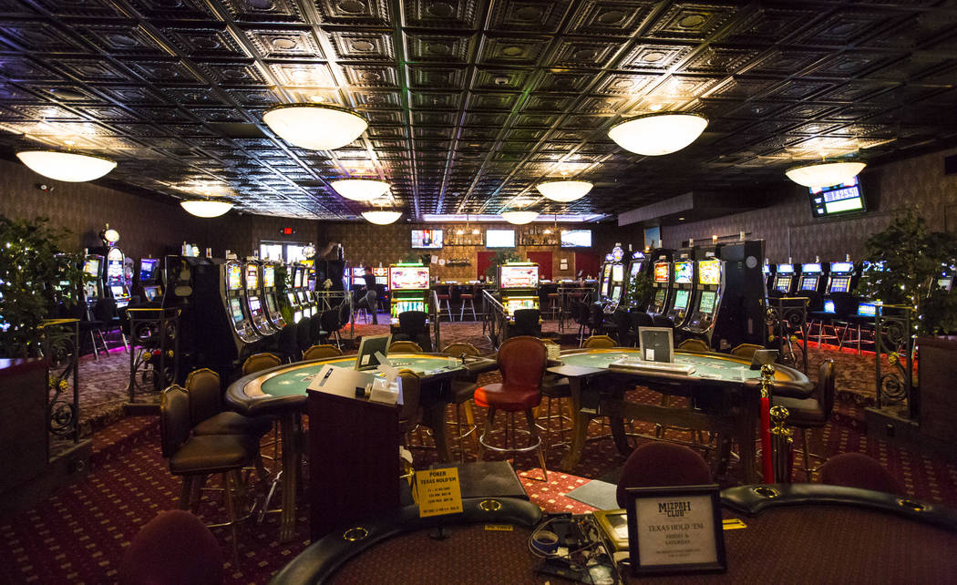 A view of the casino floor at the Mizpah Club in Tonopah on Friday, Oct. 12, 2018. Chase Stevens Las Vegas Review-Journal @csstevensphoto