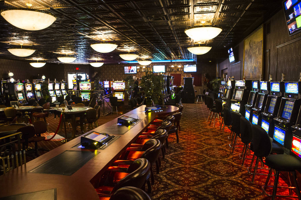 A view of the casino floor at the Mizpah Club in Tonopah on Friday, Oct. 12, 2018. Chase Stevens Las Vegas Review-Journal @csstevensphoto