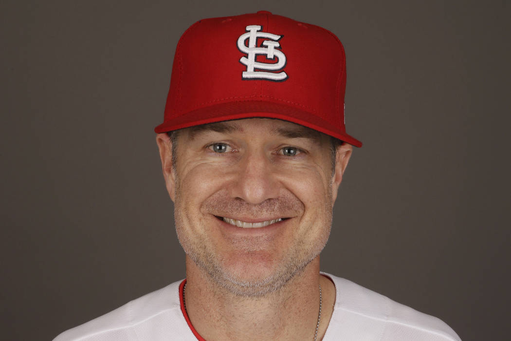 David Bell, shown here with the St. Louis Cardinals in 2017, has been hired as manager of the Cincinnati Reds, tasked with helping turn around a team that skidded to a 67-95 record and last-place ...
