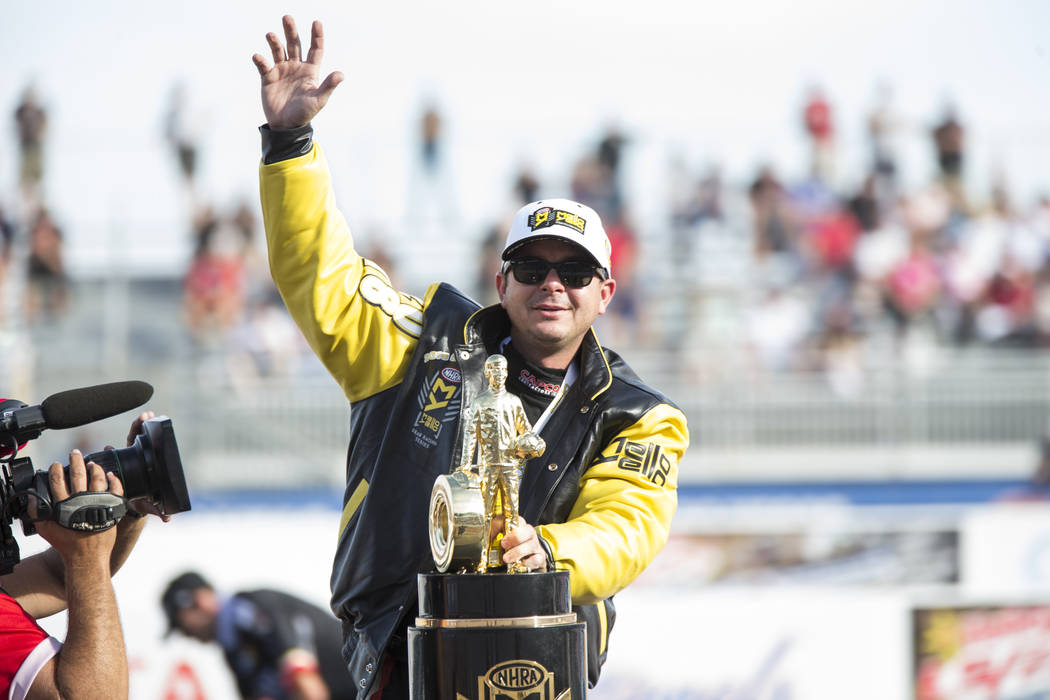 Steve Torrence wins NHRA Top Fuel championship in Las Vegas Las Vegas
