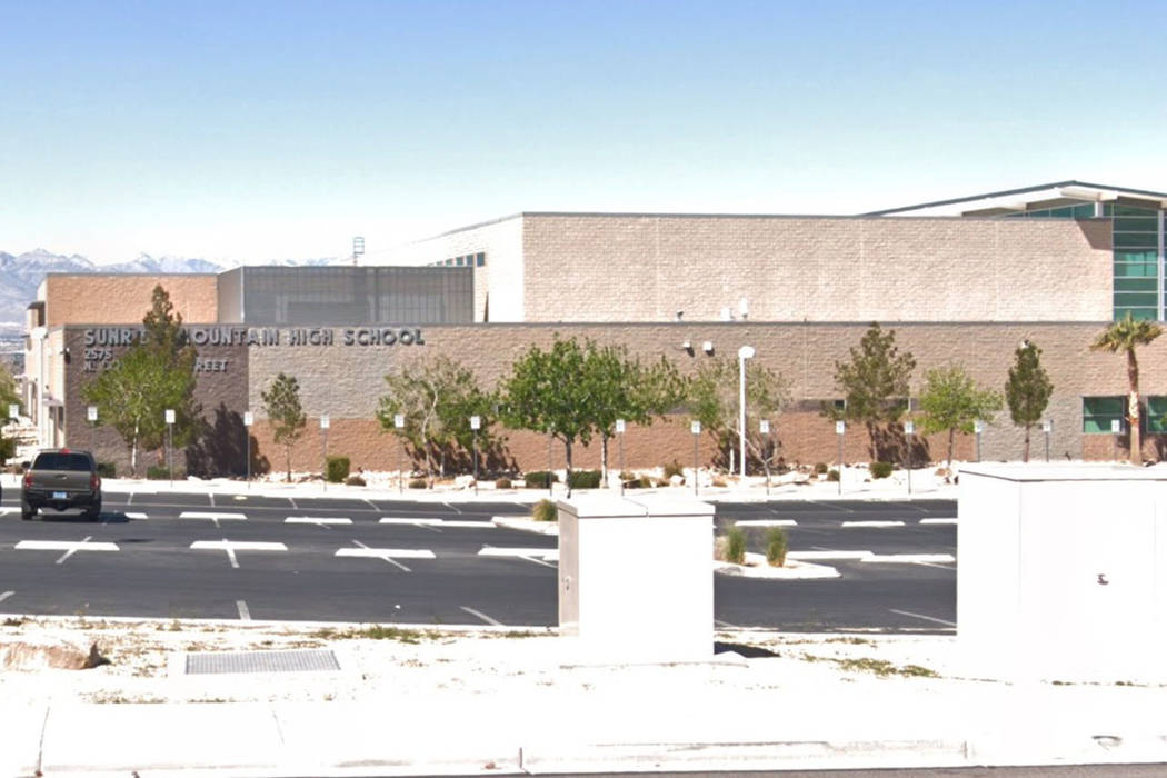 Sunrise Mountain High School (Google Maps) Las Vegas ReviewJournal