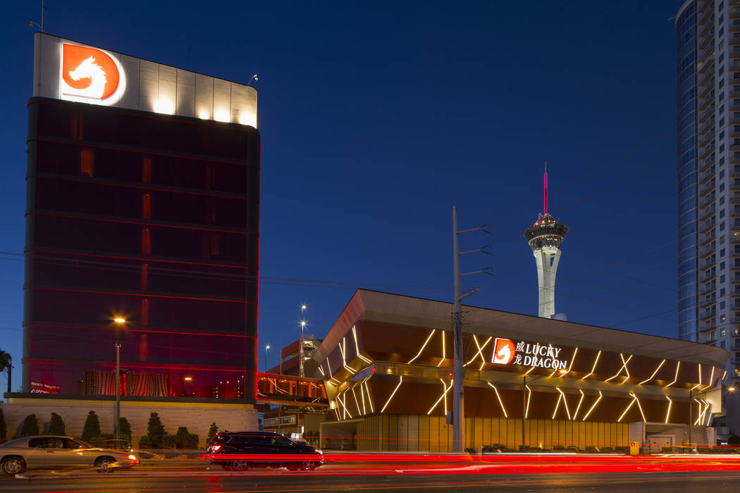 The Lucky Dragon at 300 W. Sahara Ave. in Las Vegas was sold at a foreclosure auction on Tuesday, Oct. 30, 2018. (Richard Brian/Las Vegas Review-Journal) @vegasphotograph