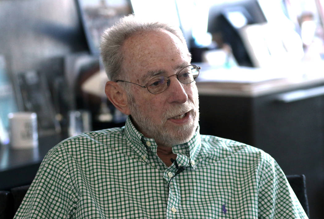 Marc Ratner, former executive director of the Nevada Athletic Commission, recalls the 25th anniversary of Fan Man at the Riddick Bowe-Evander Holyfield rematch on Nov. 6, 1993, during an interview ...
