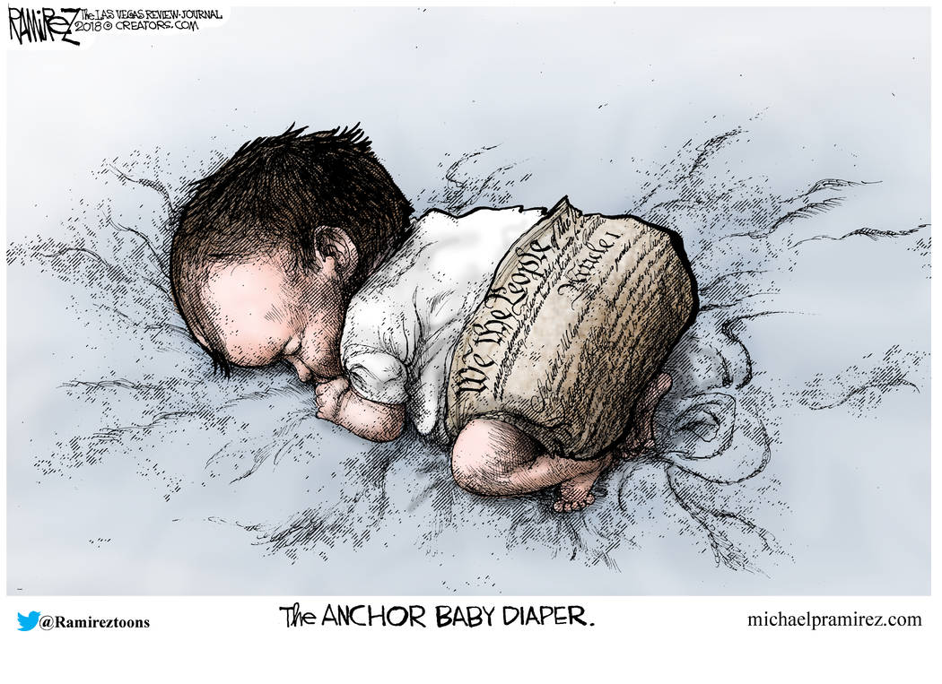 CARTOON: Anchor baby diaper | Las Vegas Review-Journal
