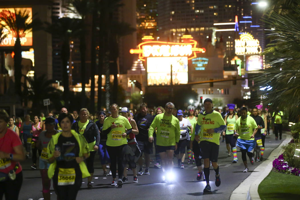 Las Vegas Marathon Elevation Chart