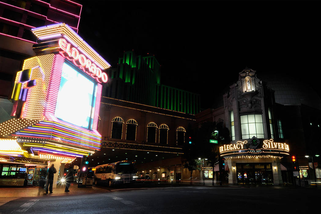 The Eldorado Hotel and Casino in downtown Reno, seen in 2008. (Photo by Kevin Clifford/Review-Journal).
