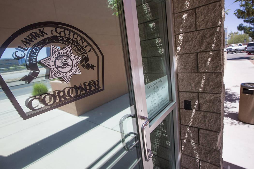 The Clark County Coroner and Medical Examiner office located at 1704 Pinto Lane in Las Vegas on Tuesday, May 23, 2017. Richard Brian Las Vegas Review-Journal @vegasphotograph
