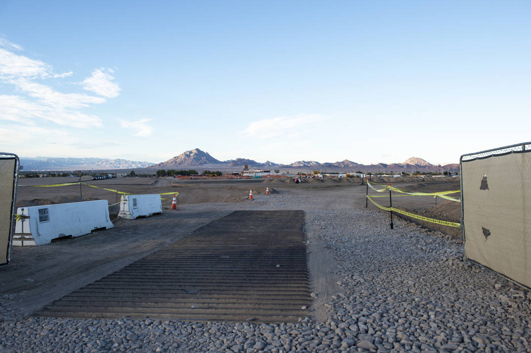 A lot that is a proposed space to build a data center for Google in Las Vegas, Monday, Oct. 8, 2018. Caroline Brehman/Las Vegas Review-Journal @carolinebrehman