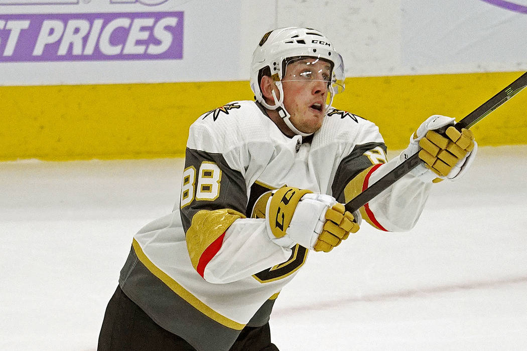 Vegas Golden Knights defenceman Nate Schmidt in action against the Edmonton Oilers in Edmonton on Sunday November 18, 2018. (PHOTO BY LARRY WONG/EDMONTON JOURNAL)
