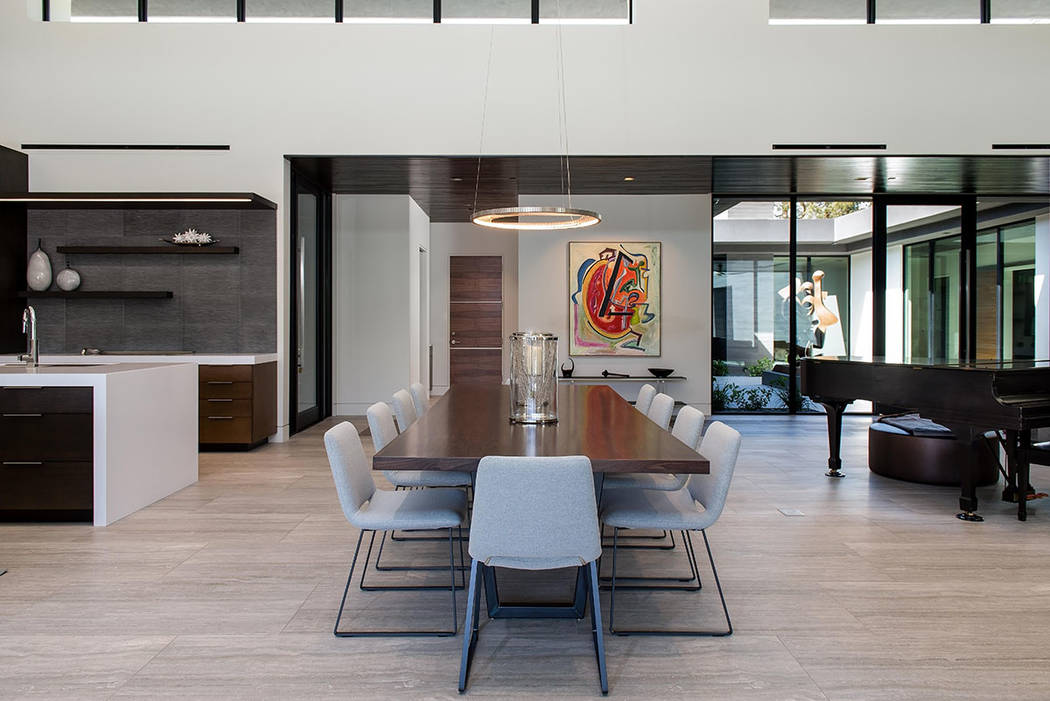 The dining room. (Studio g Architecture)
