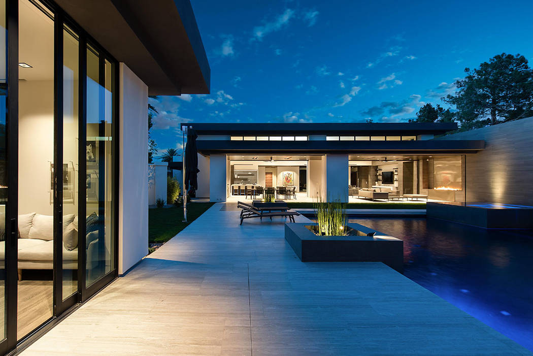 The home has two structures and two addresses as part of it was built on a second lot. (Studio g Architecture)