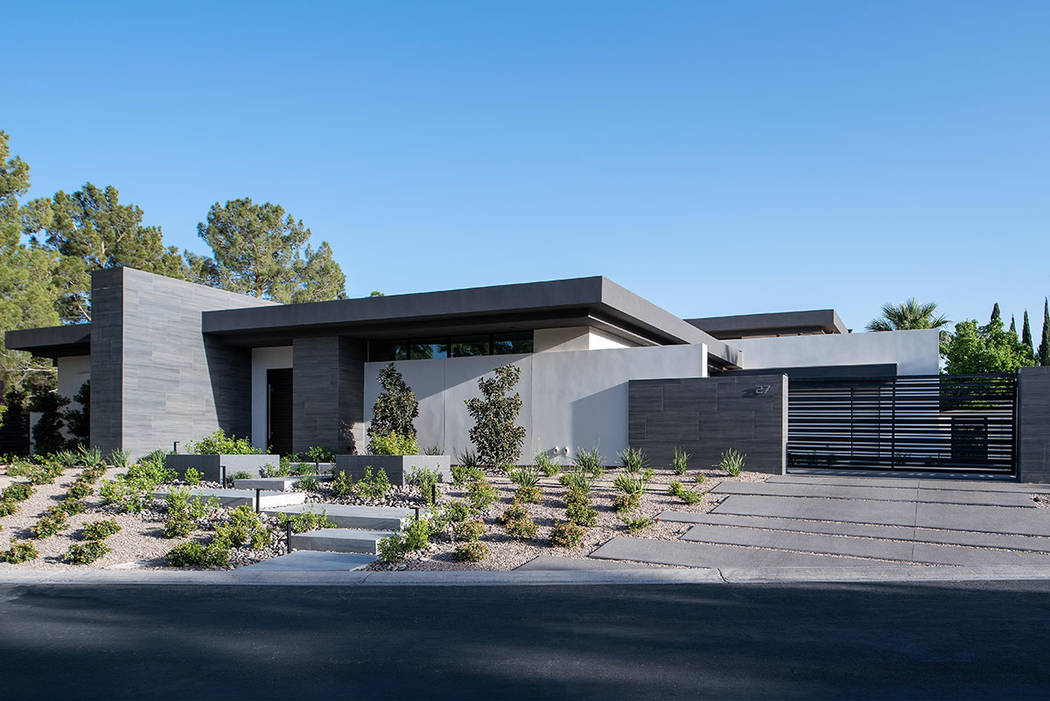 Michael Gardner, principal of Henderson-based firm Studio g Architecture, designed the home at 27 Burning Tree Court in Spanish Trail. (Studio g Architecture)