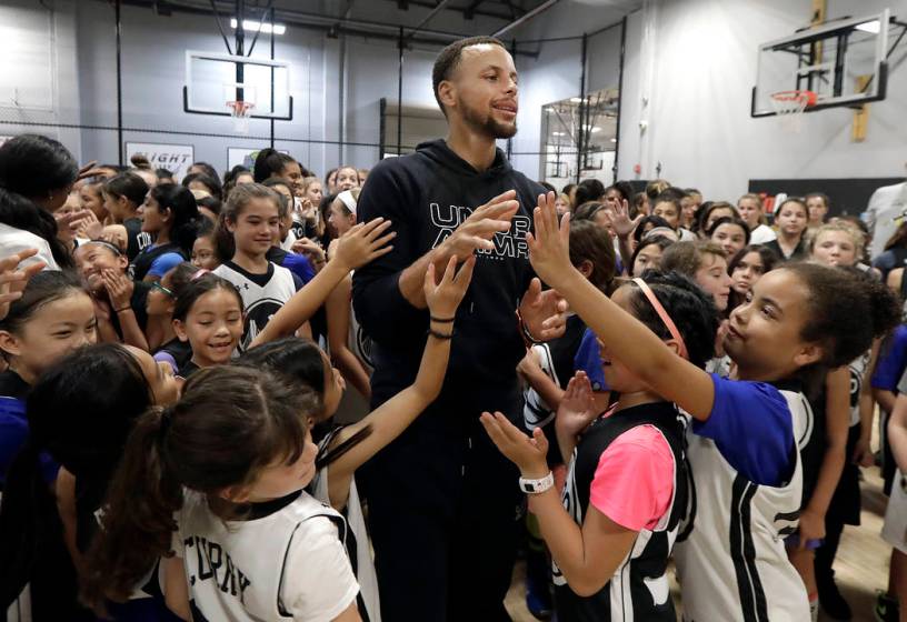 Steph Curry responds to fan asking why his shoes aren’t in