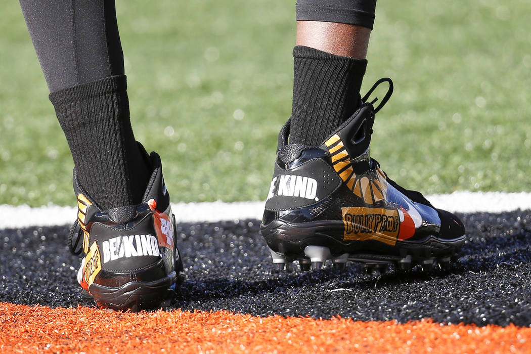 NFL players wear custom shoes for 'My 