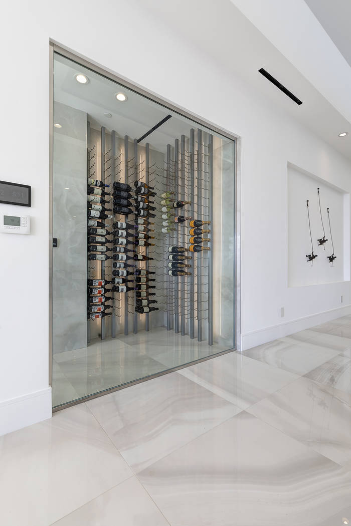 The wine room. (Richard Luke Architects)