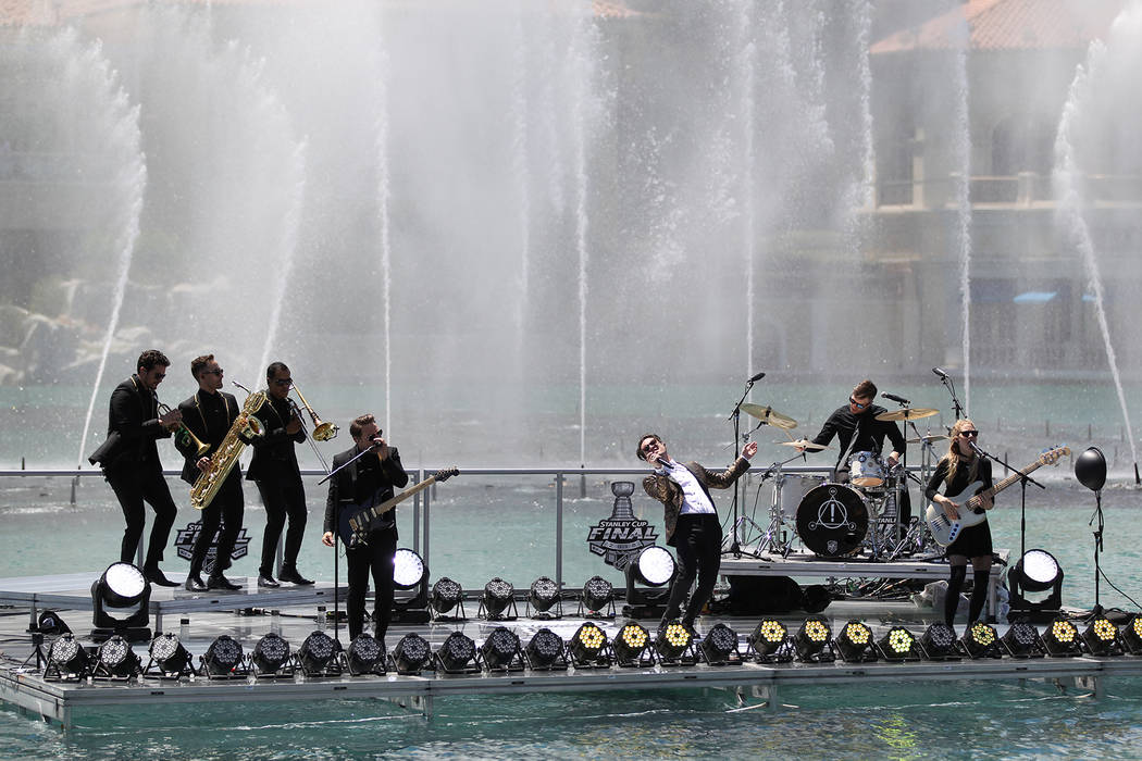 LA Kings continue their Las Vegas club tour with Stanley Cup at Bellagio