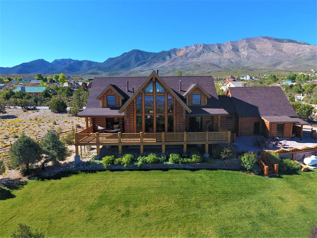 Richard and Tonia Birt built this off-grid home in Cold Creek Canyon 13 years ago. (Mt. Charleston Realty)