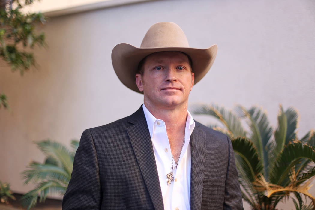 Joey Sonnier outside Harrah's in Las Vegas, Tuesday, Dec. 4, 2018. At 39, he's made his first NFR in saddle bronc riding after battling years of drug addiction and coming clean in 2013. Rachel Ast ...