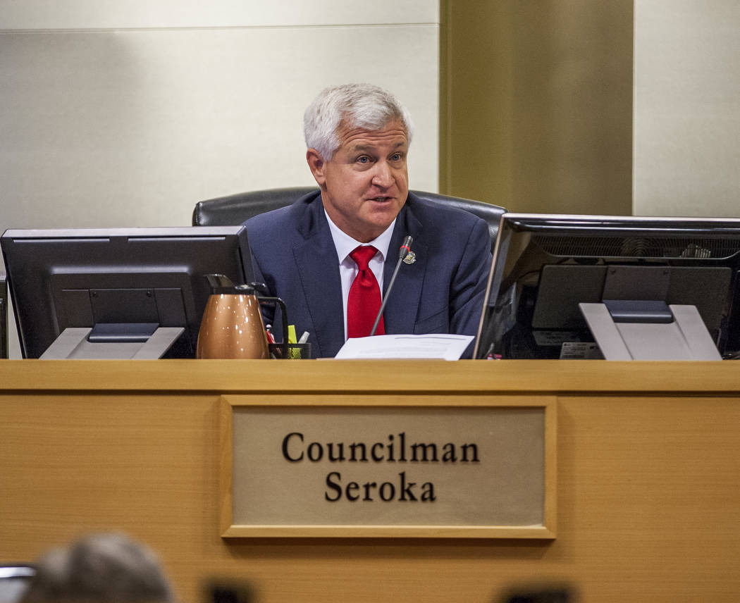 Councilman Steve Seroka. Patrick Connolly/ Las Vegas Review-Journal