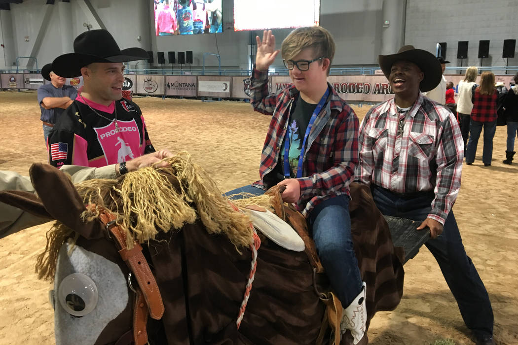 NFR cowboys make time help with Exceptional Rodeo | Las Vegas Review-Journal