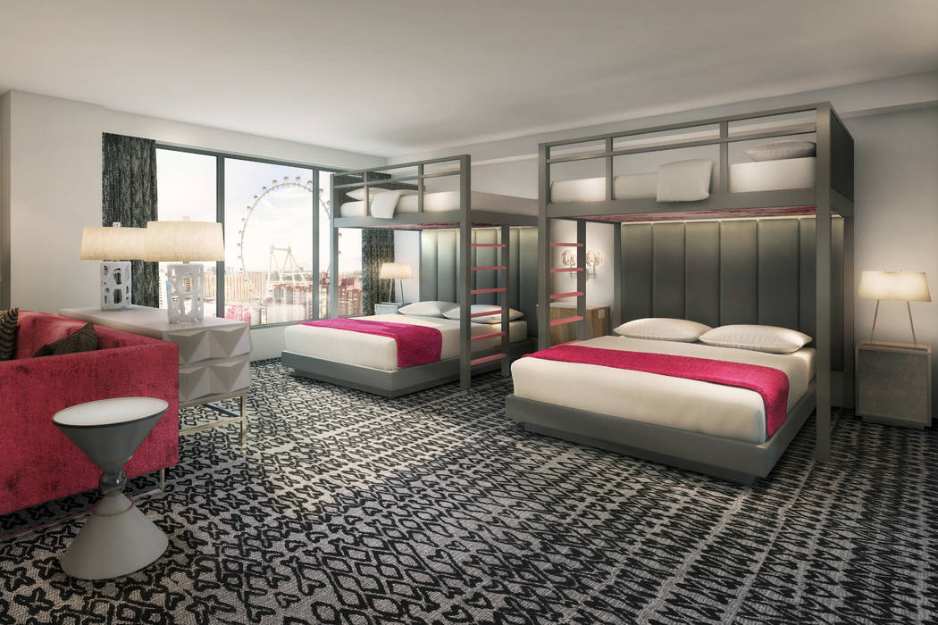 Bunk bed rooms coming to Las Vegas Strip hotel Tourism Business