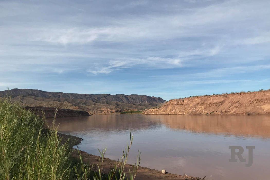 Vehicles line up on the South Cove boat launch ramp at the eastern end