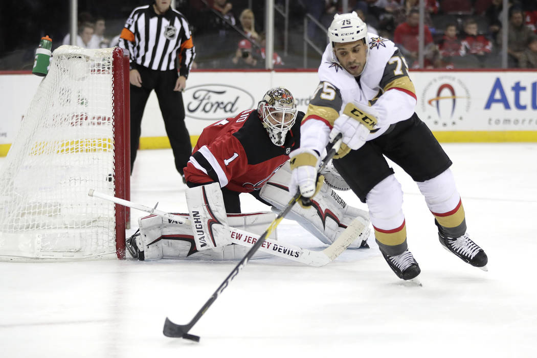 Golden Knights blow lead, lose to Devils 5-4 in overtime, Golden  Knights/NHL