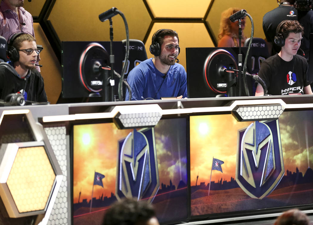 vegas golden knights right wing alex tuch center plays fortnite with fans - esports las vegas fortnite