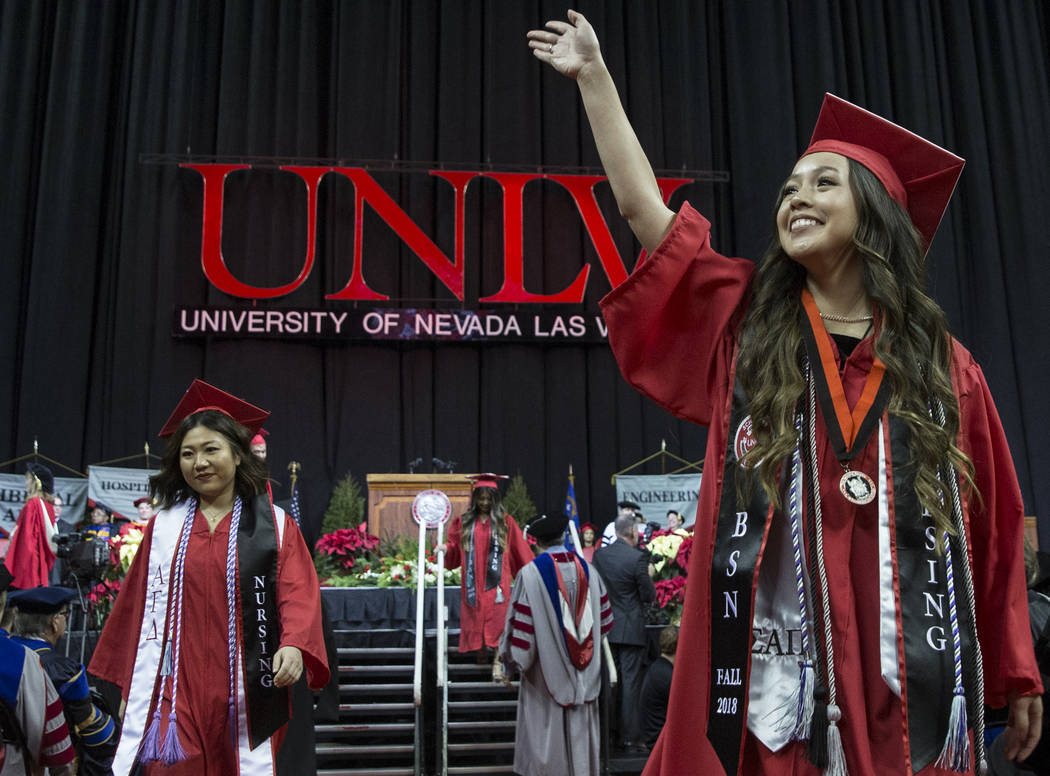 More than 2,000 celebrate at UNLV winter graduation ceremony