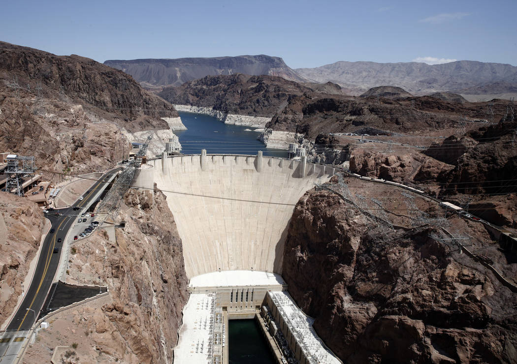 The Hoover Dam photographed on Thursday, Aug. 16, 2018, in Las Vegas. Bizuayehu Tesfaye/Las Vegas Review-Journal @bizutesfaye