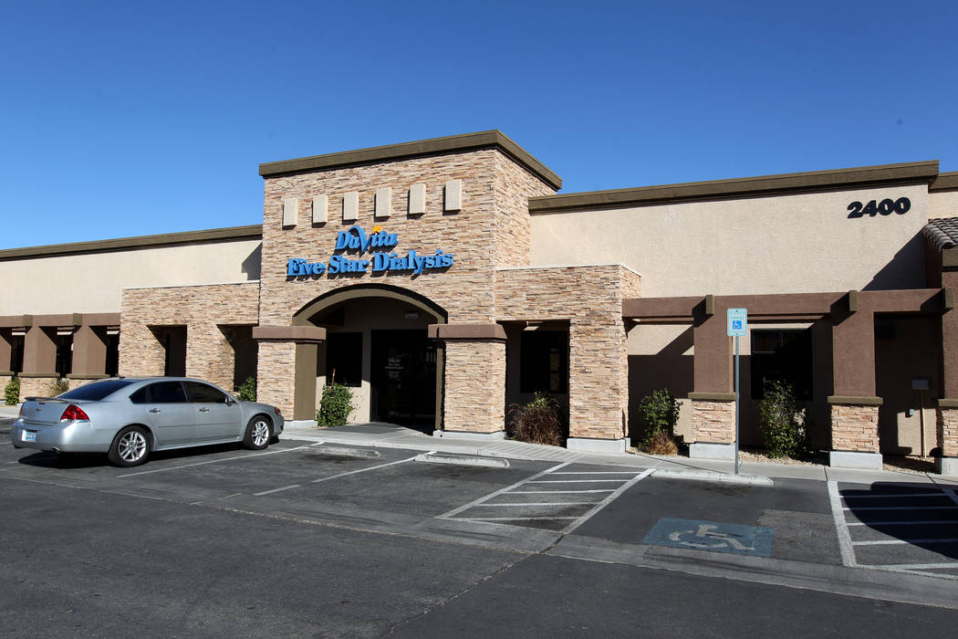 DaVita Five Star Dialysis Center is shown at 2400 Tech Center Ct. near Smoke Ranch Road in Las Vegas Thursday, Feb. 15, 2018. K.M. Cannon Las Vegas Review-Journal @KMCannonPhoto