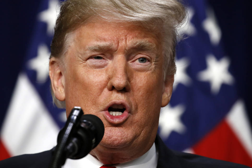 President Donald Trump on Thursday, Dec. 20, 2018, in Washington. (AP Photo/Jacquelyn Martin)