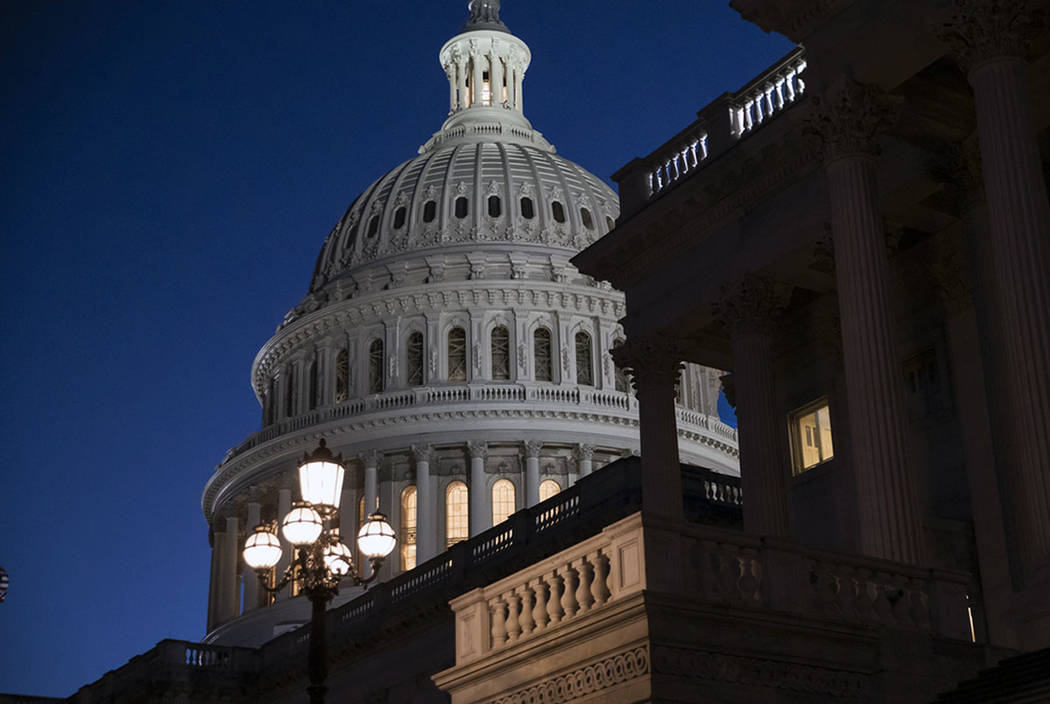 The Capitol is seen in Washington, Friday, Dec. 21, 2018. (AP Photo/J. Scott Applewhite)