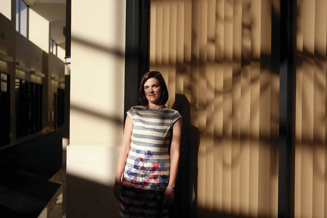 Lacey Huszcza, the new executive director of Las Vegas Philharmonic, at their offices in Las Vegas, Sunday, Dec. 30, 2018. Rachel Aston Las Vegas Review-Journal @rookie__rae