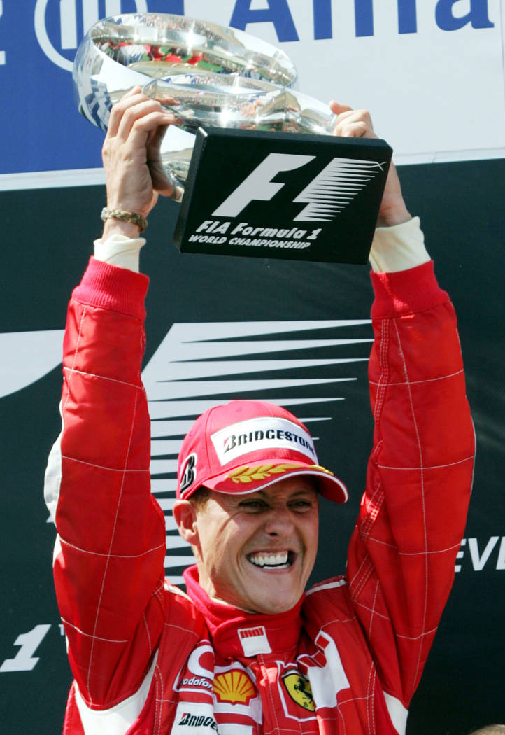 In this July 16, 2006 file photo, Ferrari's F1 driver Michael