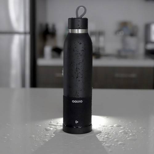 aquio bluetooth water bottle speaker