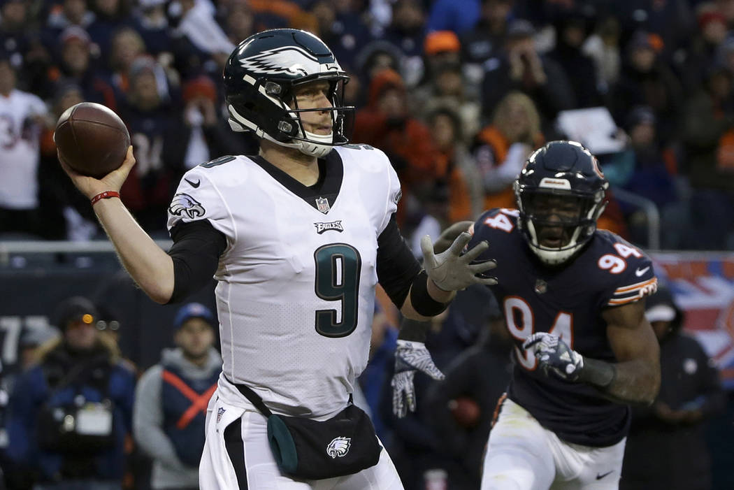 philadelphia eagles chicago bears game