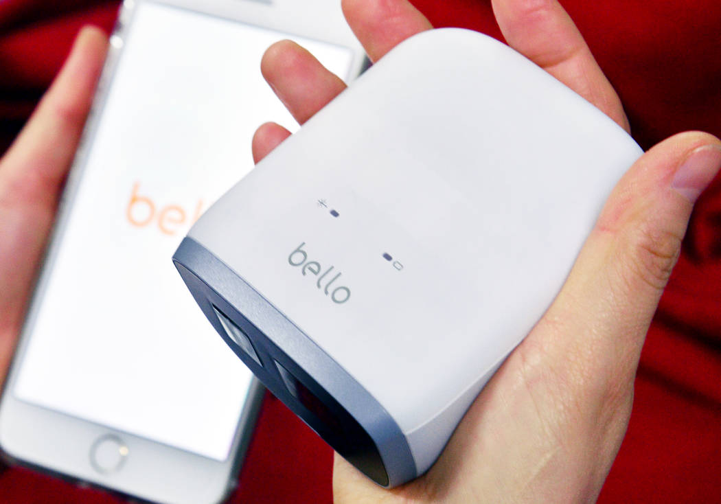 The Bello busts belly fat with the use of near-infrared scanning technology and a mobile app. Courtesy of Olive Healthcare Inc.