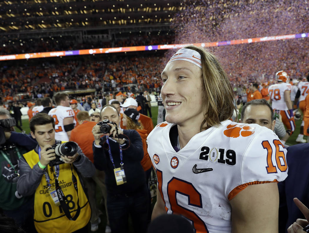 Clemson Alabama Alone Atop 2020 Cfp Championship Odds Las Vegas Review Journal