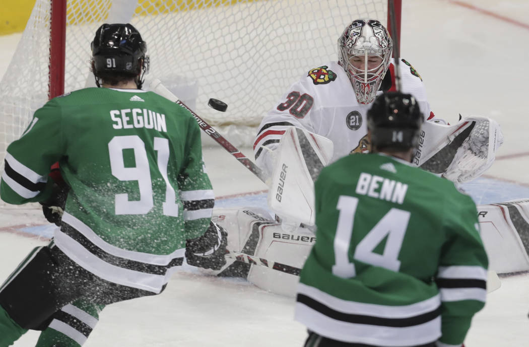 Dallas Stars center Tyler Seguin (91) during the NHL game between