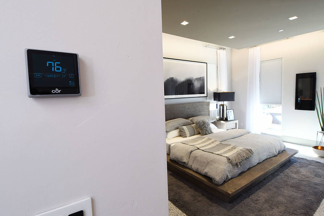 The Darwin circadian lighting system couples programmable LEDs with motorized window shades. (K ...