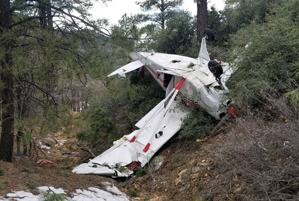 1 dead, 1 hurt in smallplane crash in northwest Arizona Las Vegas