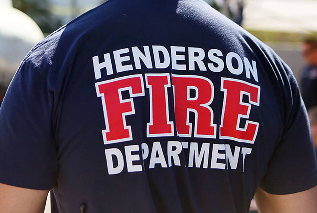 The Henderson Fire Department is looking for those interested in entering a career in the fire service profession. (Las Vegas Review-Journal file)