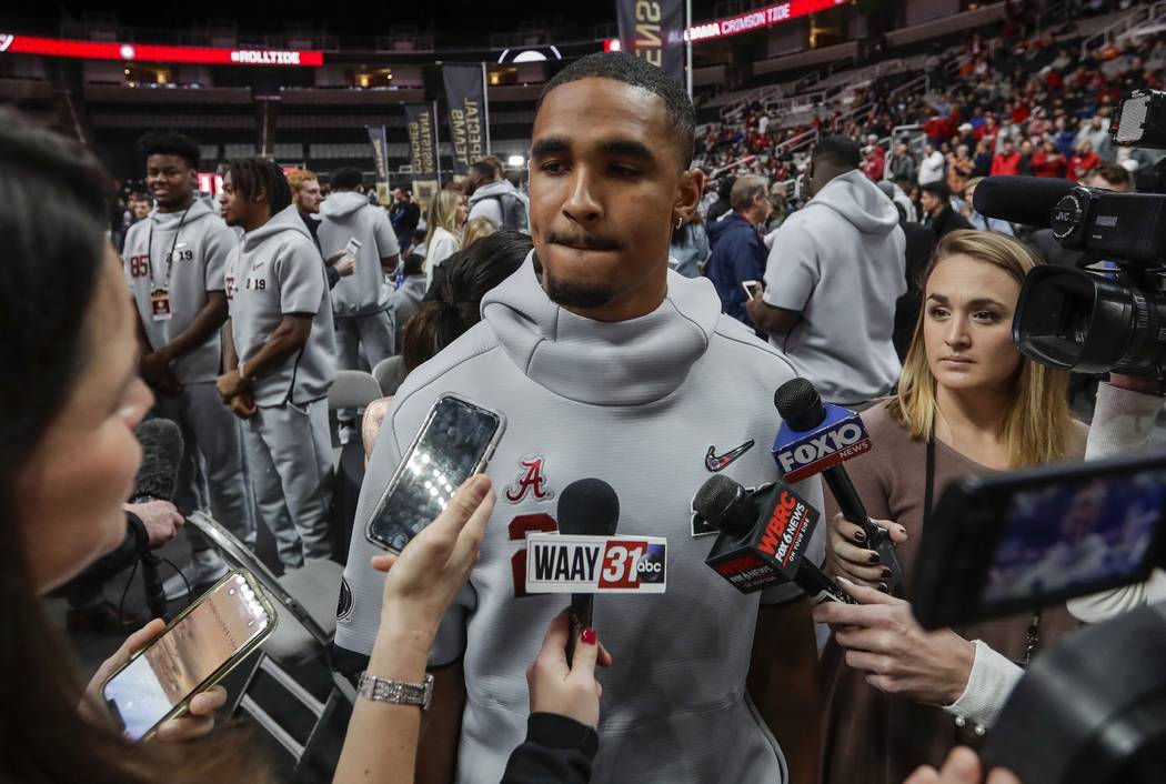 QB Jalen Hurts transferring from Alabama to Oklahoma | Las Vegas Review-Journal