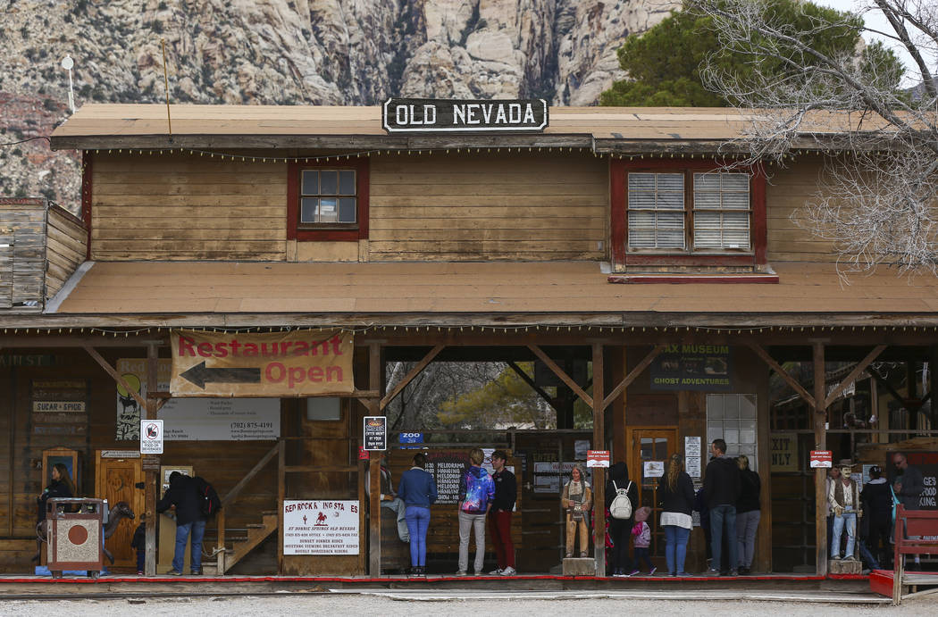 Visitors at Bonnie Springs Ranch outside of Las Vegas on Saturday, Jan. 12, 2019. The ranch is under contract to be sold and demolished for luxury home lots. Chase Stevens Las Vegas Review-Journal ...