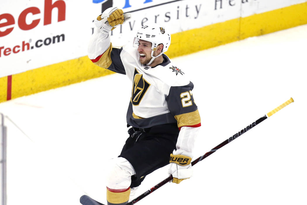 Golden Knights Radio on X: Shea Theodore scores his first goal in