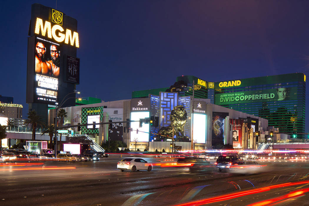 MGM Grand on the Las Vegas Strip. (Richard Brian/Las Vegas Review-Journal) @vegasphotograph
