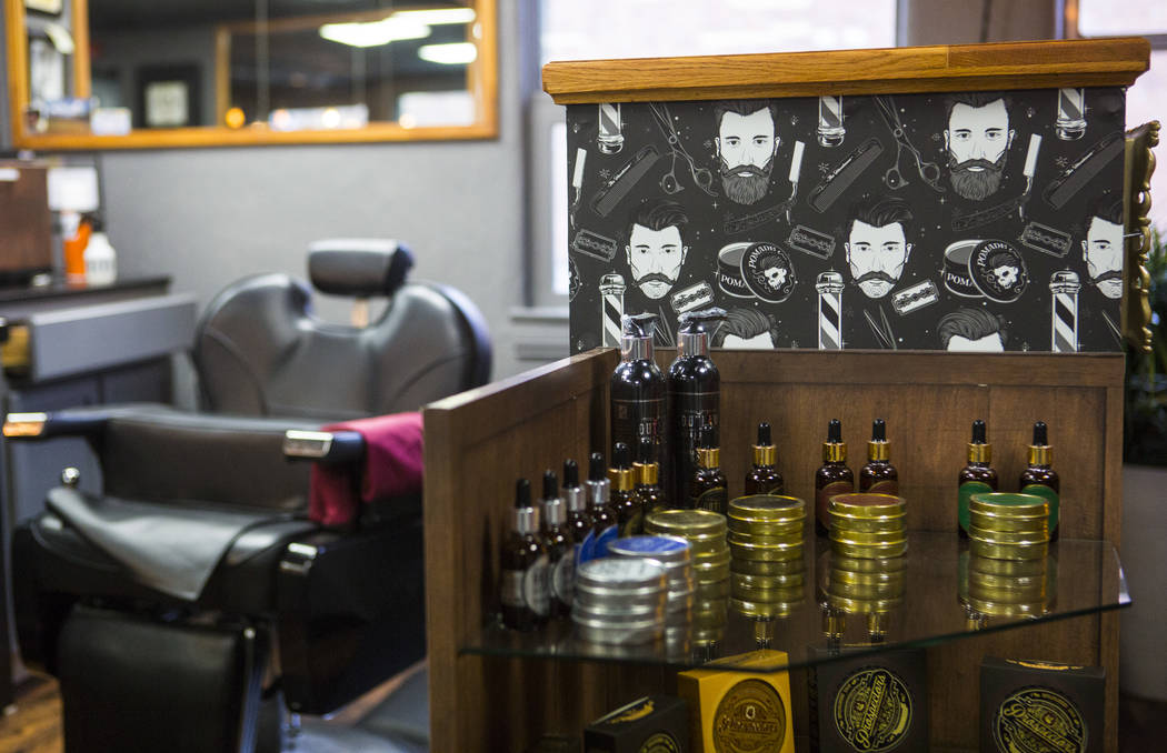 Las Vegas barbershop pays tribute to grandfather, classic times, Downtown, Local