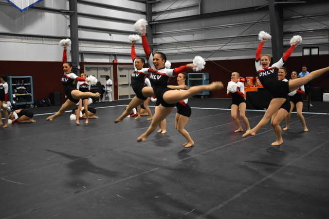 The Rebel Girls & Company dance team performs at the 2019 College Dance National Championships at Walt Disney World Resort in Orlando, Florida. The Rebel Girls defended their titles in the Game Da ...