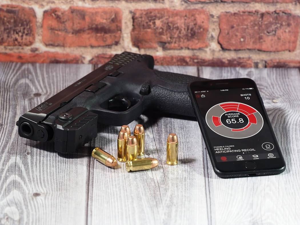 Recreational shooters looking to improve their scores can get a little high-the help from MantisX, a system that combines a motion sensor with an app to map the movement of a firearms muzzle durin ...